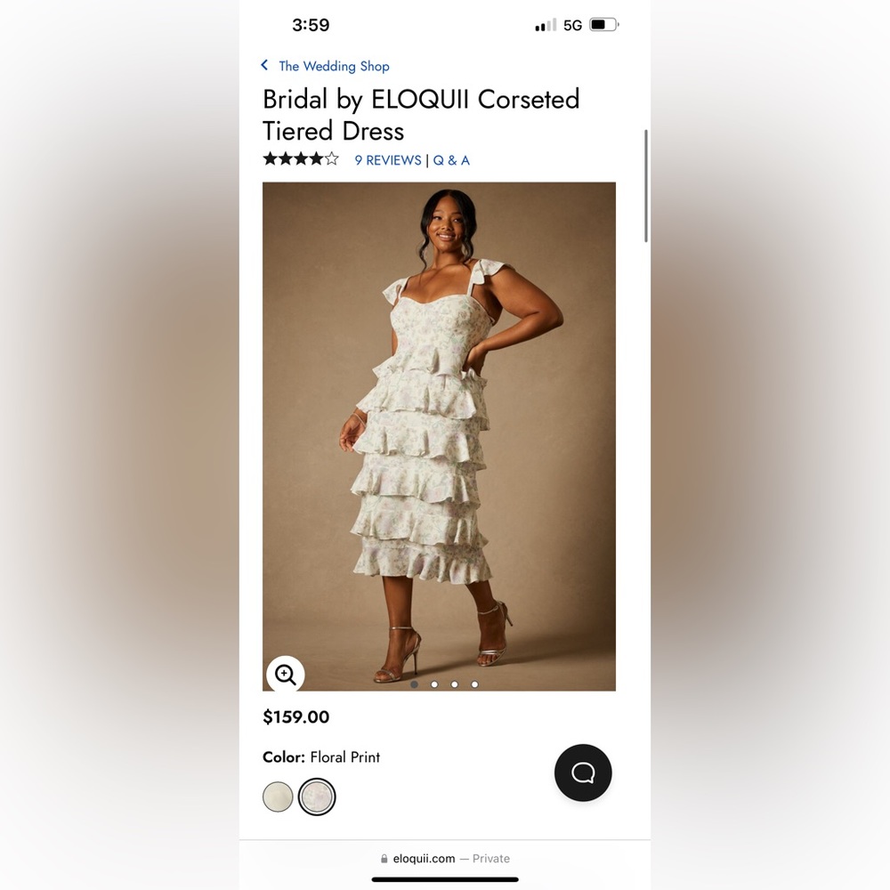 Eloquii Ruffle Dress